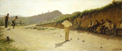 El juego de bolos de Angelo Morbelli